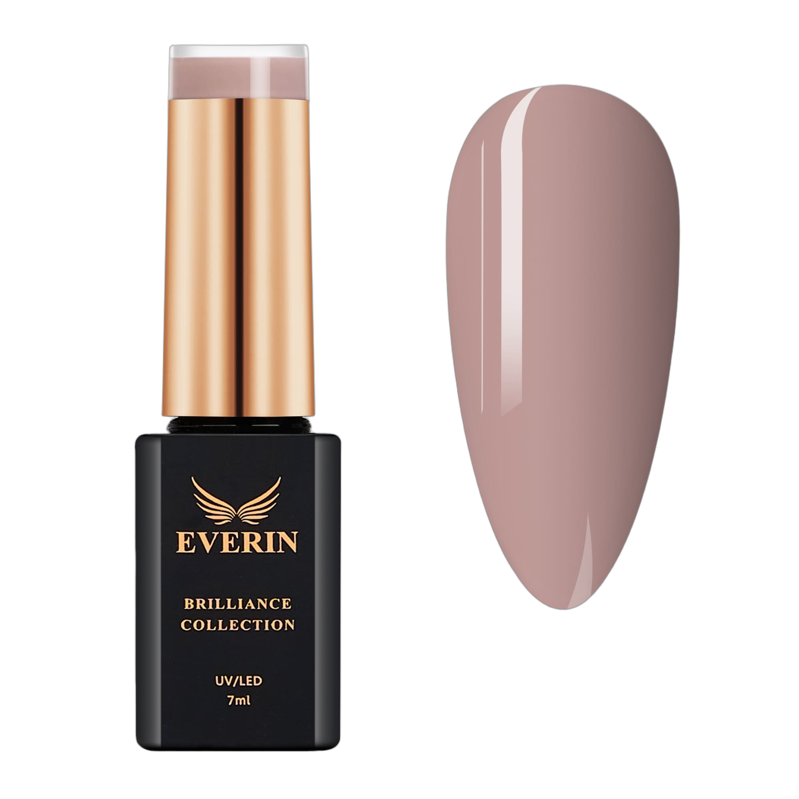 Ojă Semipermanentă Roz Prăfuit Everin Brilliance 47 7ml – Dusty Rose